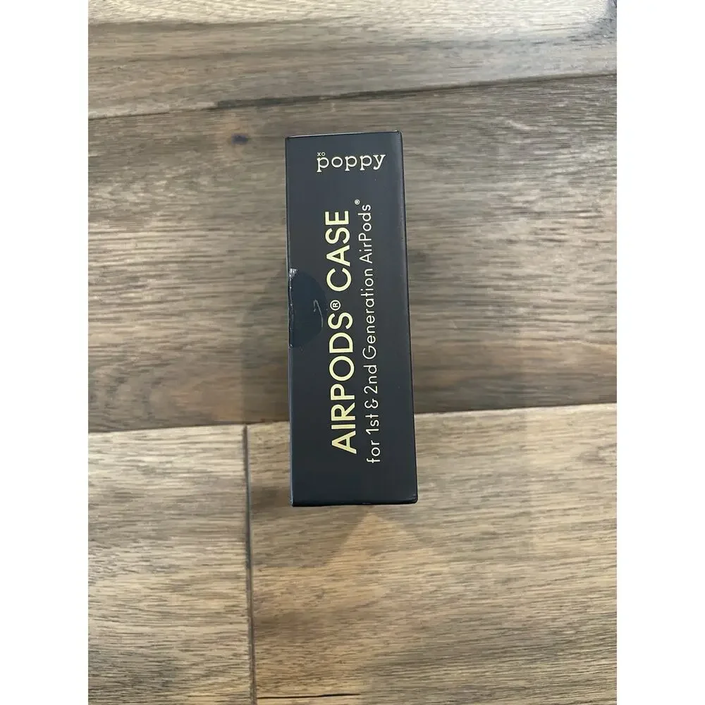 XO Poppy AirPods Case - Black (1st & 2nd Generation)